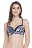 Buy Level Push Up Underwired Demi Cup Floral Print Multiway Bra In