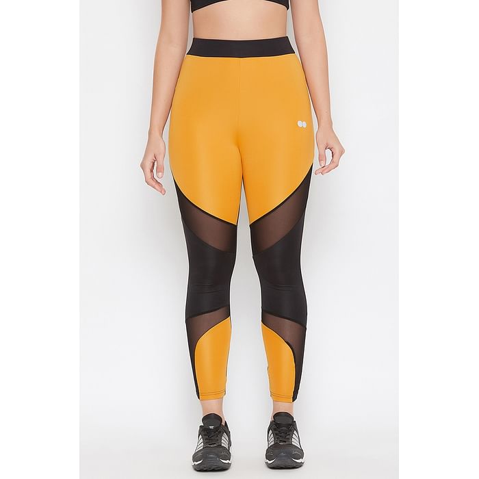 Clovia Snug Fit Active Colourblock Ankle-Length Tights in Mustard - AB0063P16, Orange
Clovia Snug Fit Active Colourblock Ankle-Length Tights in Mustard - AB0063P16, Orange