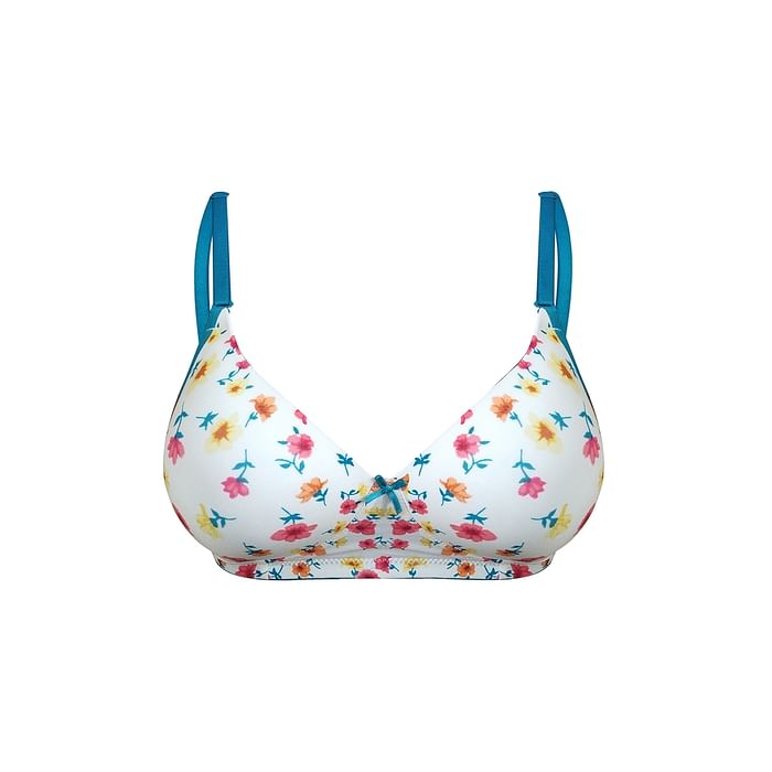 Clovia Padded Non-Wired Full Cup Floral Print Multiway T-shirt Bra in White - BR0738R19, Multicolour
Clovia Padded Non-Wired Full Cup Floral Print Multiway T-shirt Bra in White - BR0738R19, Multicolour