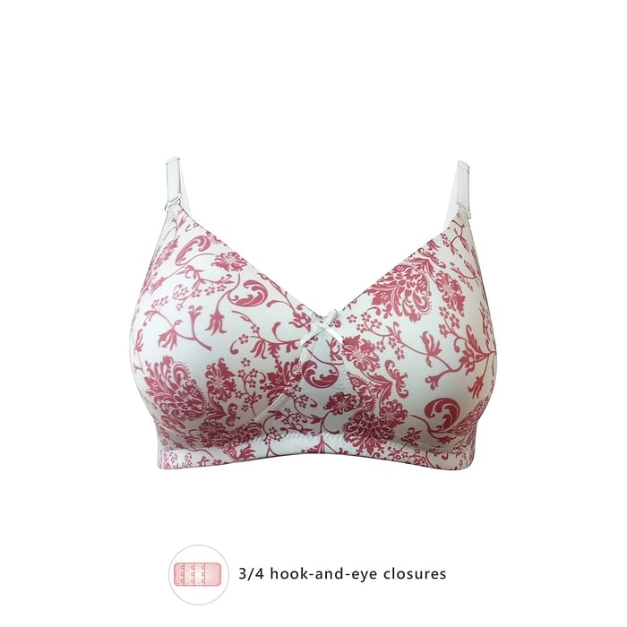 Clovia Padded Non-Wired Floral Print Full Cup Multiway T-Shirt Bra in White - BR0738V18
Clovia Padded Non-Wired Floral Print Full Cup Multiway T-Shirt Bra in White - BR0738V18
