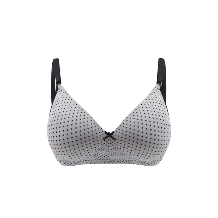 Clovia Padded Non-Wired Full Cup Polka Dot T-shirt Bra in Grey - BR0935U01, Light grey
Clovia Padded Non-Wired Full Cup Polka Dot T-shirt Bra in Grey - BR0935U01, Light grey