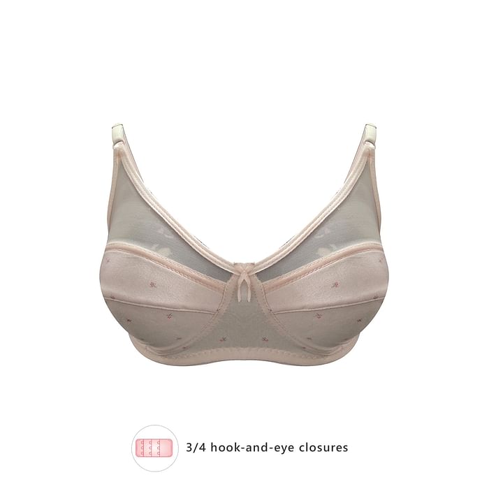 Clovia Non-Padded Non-Wired Full Cup Printed Bra in Baby Pink - 100% Cotton - BR1333A22, Light pink
Clovia Non-Padded Non-Wired Full Cup Printed Bra in Baby Pink - 100% Cotton - BR1333A22, Light pink