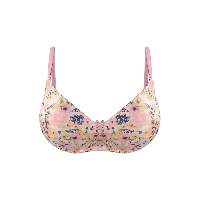 Clovia Padded Non-Wired Full Cup Floral Print Multiway T-shirt Bra in Baby Pink - BR1737O22, Light pink
Clovia Padded Non-Wired Full Cup Floral Print Multiway T-shirt Bra in Baby Pink - BR1737O22, Light pink