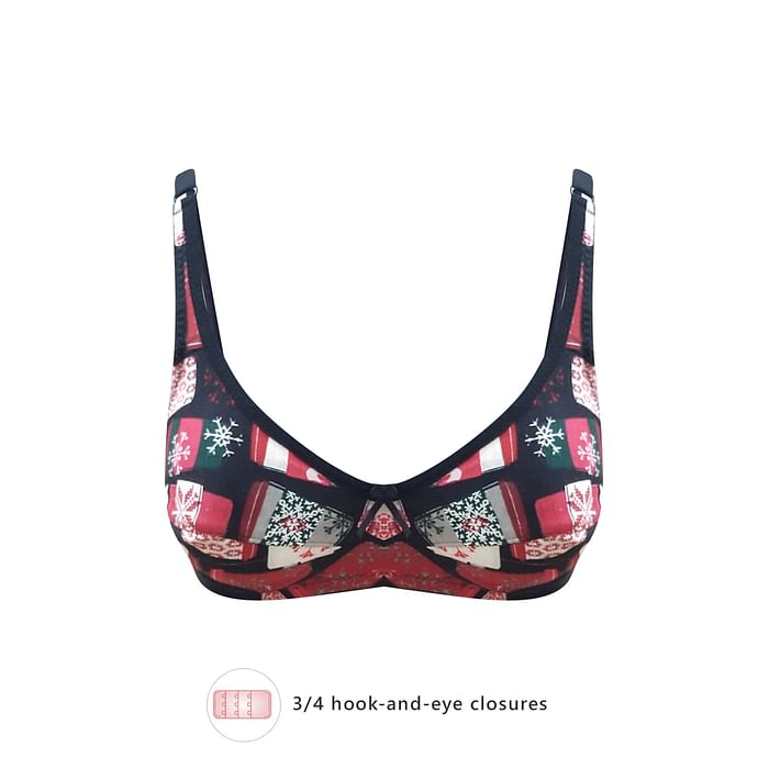 Clovia Non-Padded Non-Wired Full Cup Abstract Print Bra in Multicolour - - BR1797B13, Black
Clovia Non-Padded Non-Wired Full Cup Abstract Print Bra in Multicolour - - BR1797B13, Black