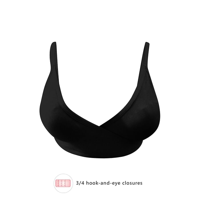 Clovia Non-Wired All-Day Wear Home Bra in Black with Removable Pads - Cotton - BR2176P13
Clovia Non-Wired All-Day Wear Home Bra in Black with Removable Pads - Cotton - BR2176P13