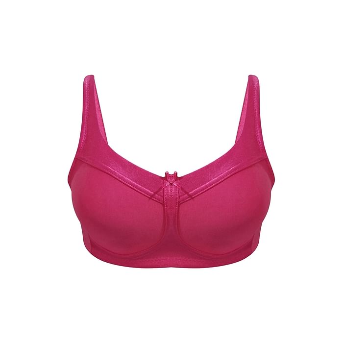 Clovia Non-Padded Non-Wired Full Cup Full-Figure Bra in Hot Pink - Cotton - BR2339P14
Clovia Non-Padded Non-Wired Full Cup Full-Figure Bra in Hot Pink - Cotton - BR2339P14