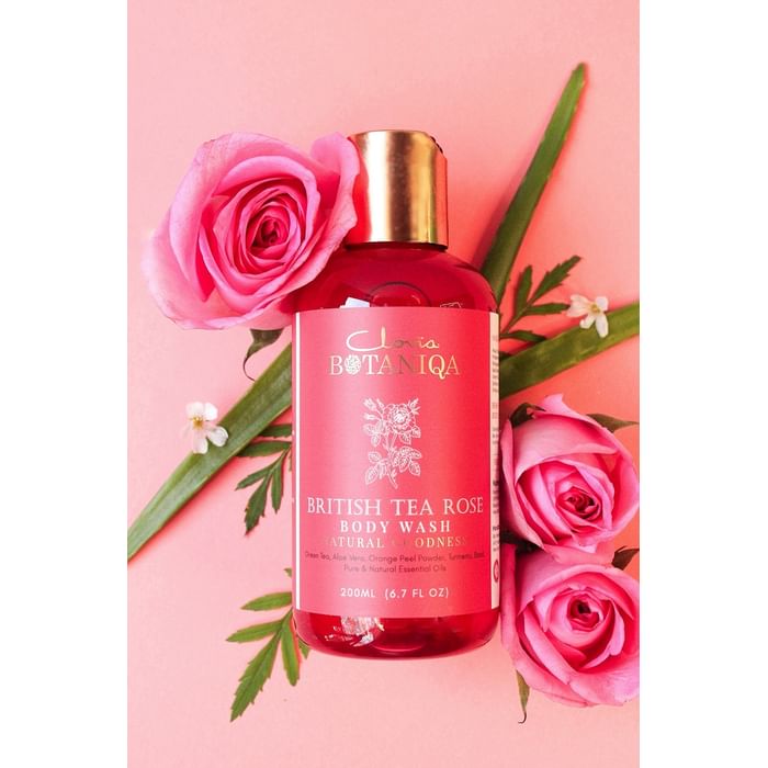 Clovia British Tea Rose Body Wash with Aloe Vera & Orange Peel Powder by Clovia Botaniqa - 200 ml - BQBS21W22, Light pink
Clovia British Tea Rose Body Wash with Aloe Vera & Orange Peel Powder by Clovia Botaniqa - 200 ml - BQBS21W22, Light pink