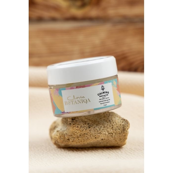 Clovia Calming Mini Body Butter with Lavender Oil & Saffron Extract by Clovia Botaniqa - 15gm - BQBS05B18, White
Clovia Calming Mini Body Butter with Lavender Oil & Saffron Extract by Clovia Botaniqa - 15gm - BQBS05B18, White