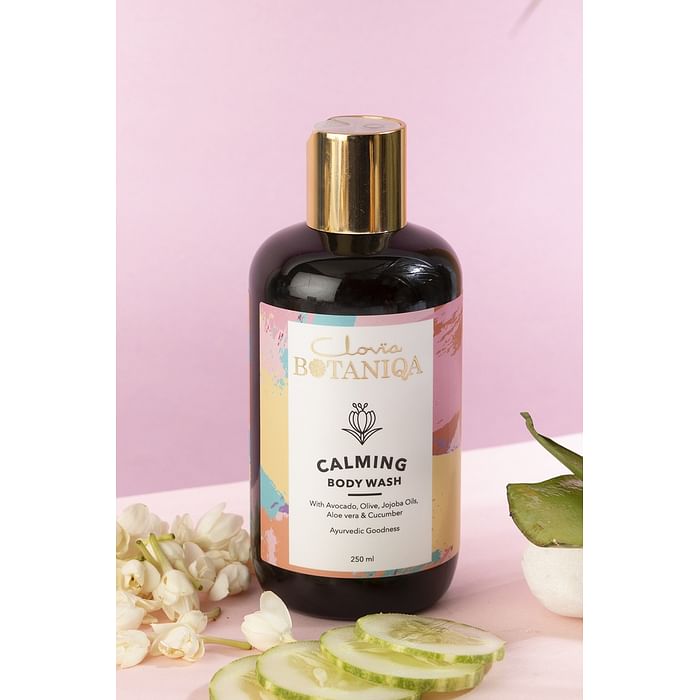 Clovia Calming Body Wash with Ayurvedic Formula - Jojoba, Aloe Vera & Cucumber by Clovia Botaniqa - 250 ml - BQB008W39, Transparent
Clovia Calming Body Wash with Ayurvedic Formula - Jojoba, Aloe Vera & Cucumber by Clovia Botaniqa - 250 ml - BQB008W39, Transparent