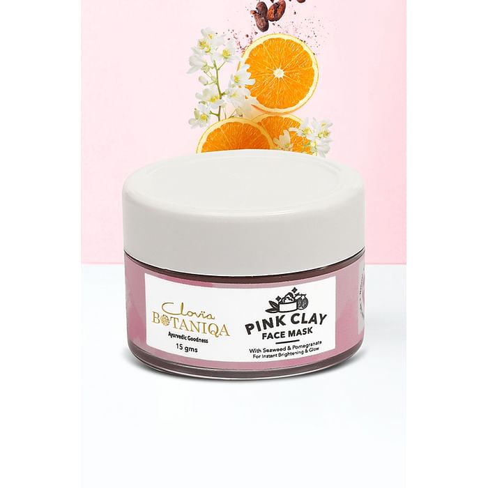 Clovia Clovia Botaniqa Pink Clay Mini Face Mask with Seaweed & Pomegranate - 15 gms - BQFS03M22, Light pink
Clovia Clovia Botaniqa Pink Clay Mini Face Mask with Seaweed & Pomegranate - 15 gms - BQFS03M22, Light pink