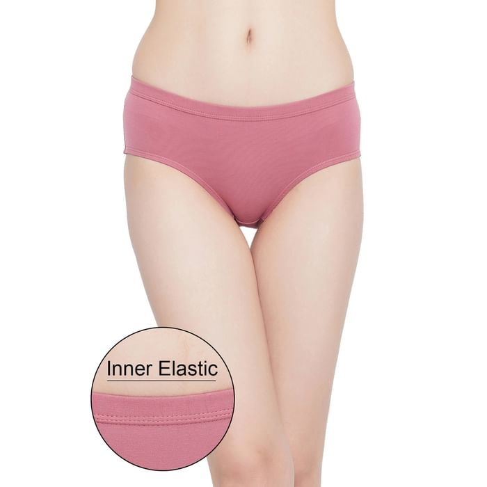 Clovia Cotton Mid Waist Hipster Panty with Inner Elastic - PN5000R22, Light pink
Clovia Cotton Mid Waist Hipster Panty with Inner Elastic - PN5000R22, Light pink