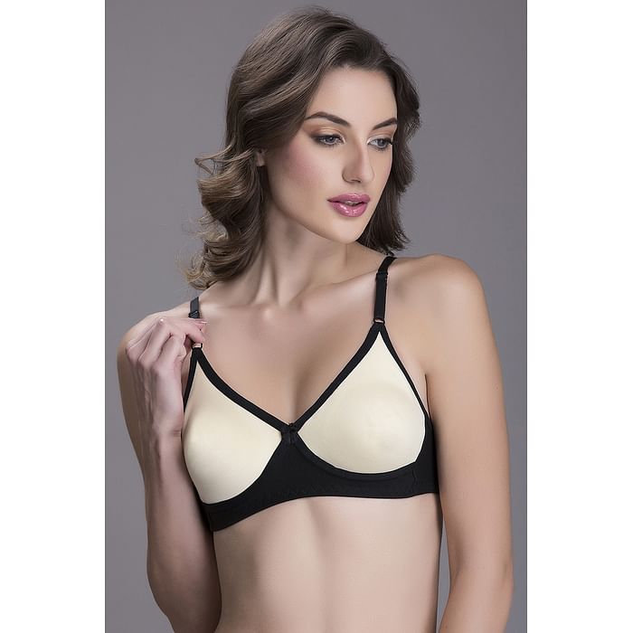 Clovia Full Coverage T shirt Bra With Cross-Over Moulded Cups In Skin - Cotton Rich - BR0240P24, Nude-colour
Clovia Full Coverage T shirt Bra With Cross-Over Moulded Cups In Skin - Cotton Rich - BR0240P24, Nude-colour