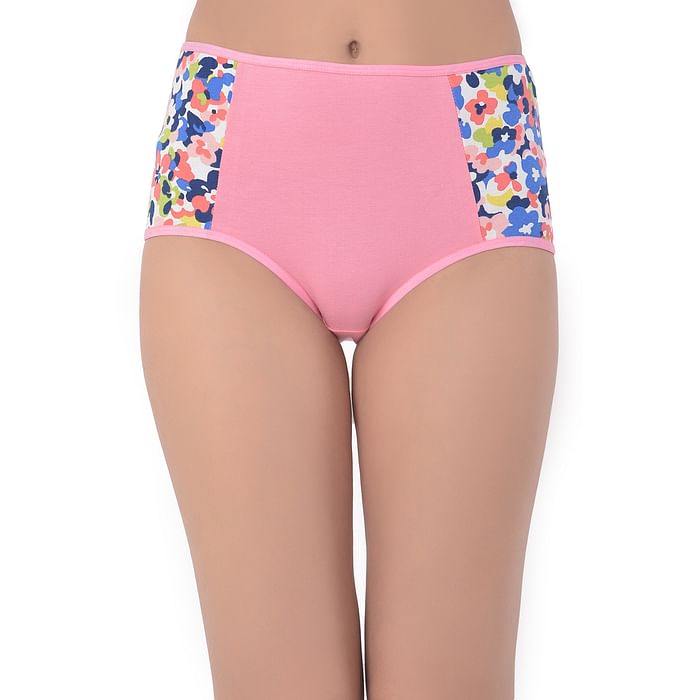 Clovia High Waist Floral Print Hipster Panty in Baby Pink - Cotton - PN3251O22, Light pink
Clovia High Waist Floral Print Hipster Panty in Baby Pink - Cotton - PN3251O22, Light pink