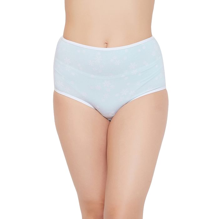 Clovia High Waist Floral Print Hipster Panty in Powder Blue - Cotton - PN3221X03, Light blue
Clovia High Waist Floral Print Hipster Panty in Powder Blue - Cotton - PN3221X03, Light blue