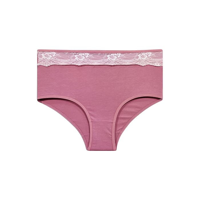 Clovia High Waist Hipster Panty with Lace Waist in Pink - Cotton - PN3376E22, Light pink
Clovia High Waist Hipster Panty with Lace Waist in Pink - Cotton - PN3376E22, Light pink