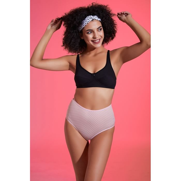 Clovia High Waist Polka Print Hipster Panty in Baby Pink - PN3498A22, Light pink
Clovia High Waist Polka Print Hipster Panty in Baby Pink - PN3498A22, Light pink