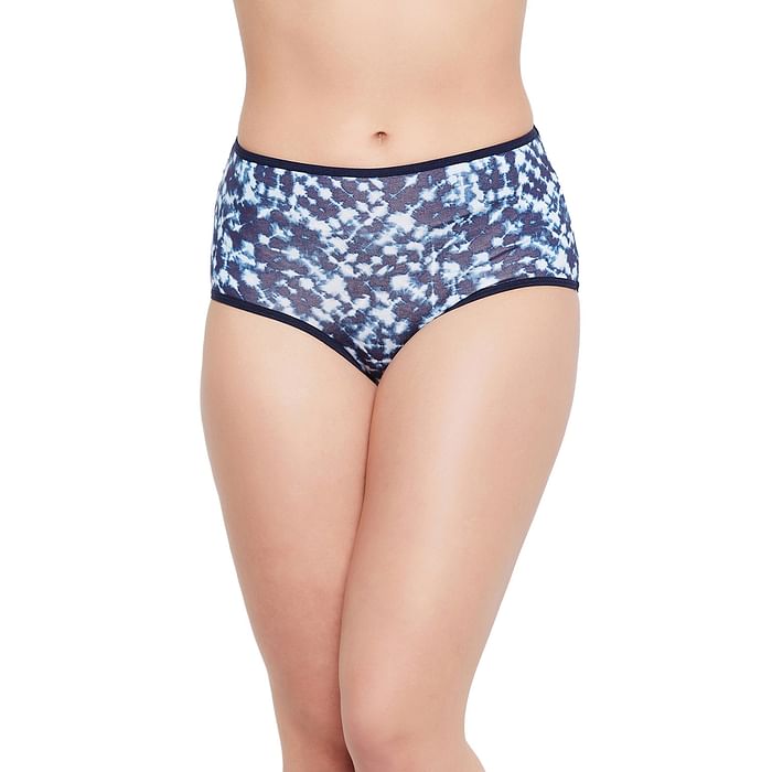 Clovia High Waist Tie-Dye Print Hipster Panty in Dark Blue - Cotton - PN3221C08, Navy
Clovia High Waist Tie-Dye Print Hipster Panty in Dark Blue - Cotton - PN3221C08, Navy