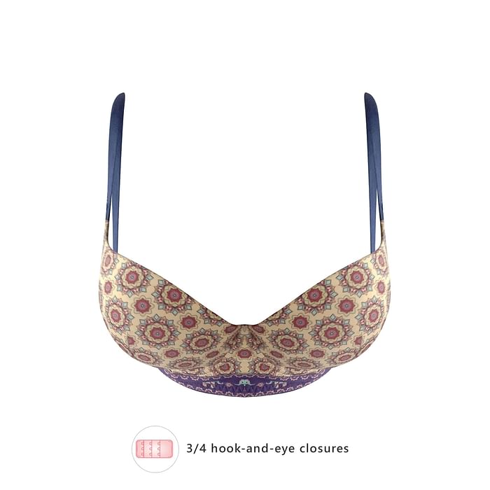 Clovia Level 1 Push-up Underwired Demi Cup Printed T-shirt Bra in Nude Colour - BR2284A19, Multicolour
Clovia Level 1 Push-up Underwired Demi Cup Printed T-shirt Bra in Nude Colour - BR2284A19, Multicolour