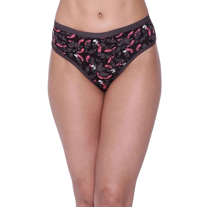 Clovia Low Waist Floral Print Bikini Panty in Black - Cotton - PN3465A19, Multicolour
Clovia Low Waist Floral Print Bikini Panty in Black - Cotton - PN3465A19, Multicolour