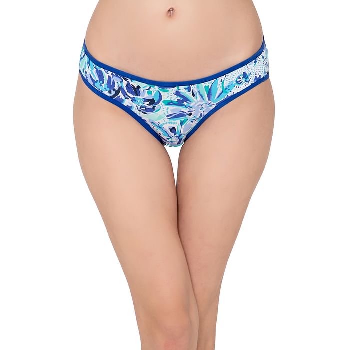 Clovia Low Waist Floral Print Bikini Panty in White - Cotton - PN3380H19, Multicolour
Clovia Low Waist Floral Print Bikini Panty in White - Cotton - PN3380H19, Multicolour