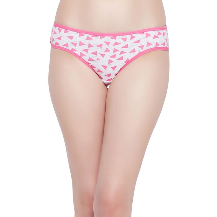 Clovia Low Waist Geometric Print Bikini Panty in Grey Melange - Cotton - PN3380G01, Light grey
Clovia Low Waist Geometric Print Bikini Panty in Grey Melange - Cotton - PN3380G01, Light grey