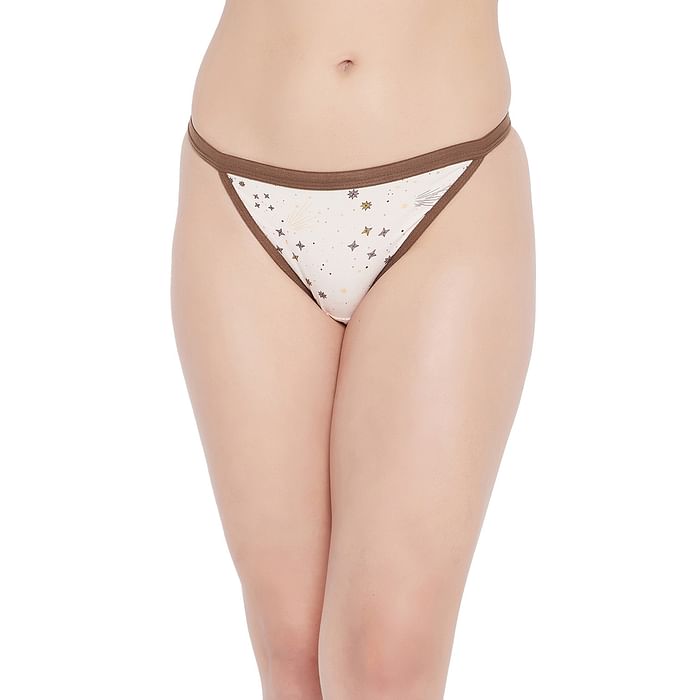 Clovia Low Waist Printed Bikini Panty in Dusty Pink - Cotton - PN3169U22, Light pink
Clovia Low Waist Printed Bikini Panty in Dusty Pink - Cotton - PN3169U22, Light pink