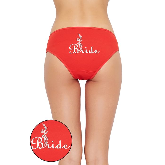 Clovia Low Waist Text & Graphic Print Bikini Panty in Orange Colour - Cotton - PN3480A16
Clovia Low Waist Text & Graphic Print Bikini Panty in Orange Colour - Cotton - PN3480A16