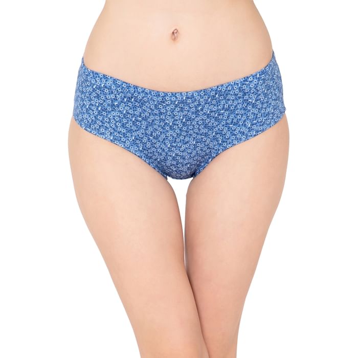Clovia Mid Waist Floral Print Hipster Panty in Baby Blue with Inner Elastic - 100% Cotton - PN2488E03, Light blue
Clovia Mid Waist Floral Print Hipster Panty in Baby Blue with Inner Elastic - 100% Cotton - PN2488E03, Light blue