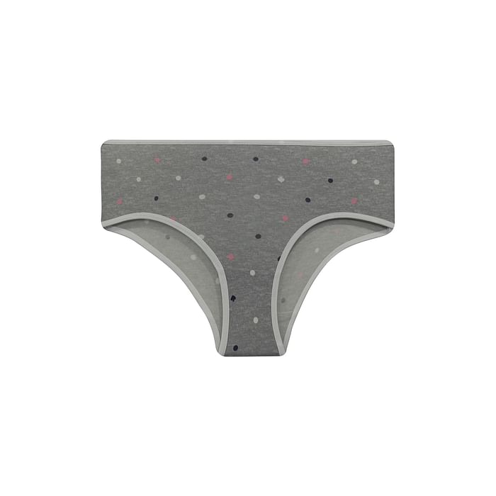 Clovia Mid Waist Polka Dot Print Hipster Panty in Grey Melange - Cotton - PN3411E01, Light grey
Clovia Mid Waist Polka Dot Print Hipster Panty in Grey Melange - Cotton - PN3411E01, Light grey