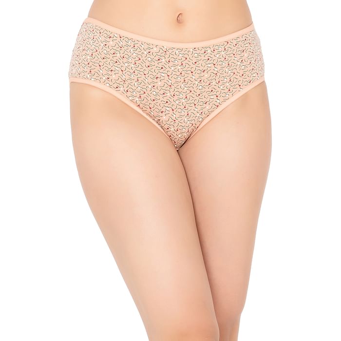 Clovia Mid Waist Printed Hipster Panty in Cream Colour - Cotton - PN3411D24, Nude-colour
Clovia Mid Waist Printed Hipster Panty in Cream Colour - Cotton - PN3411D24, Nude-colour