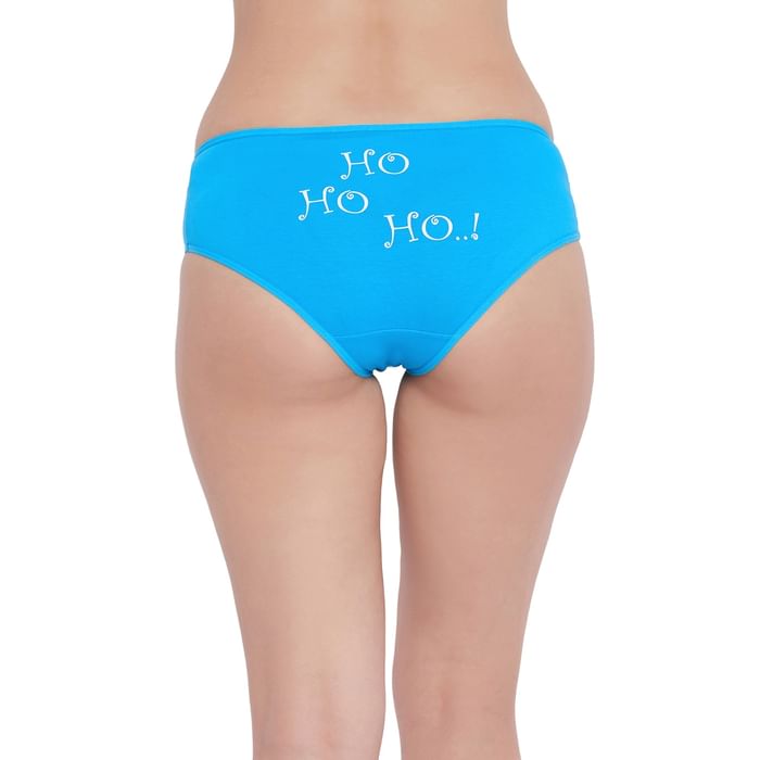 Clovia Mid Waist Text Print Hipster Panty in Sky Blue - Cotton - PN3255A03, Light blue
Clovia Mid Waist Text Print Hipster Panty in Sky Blue - Cotton - PN3255A03, Light blue