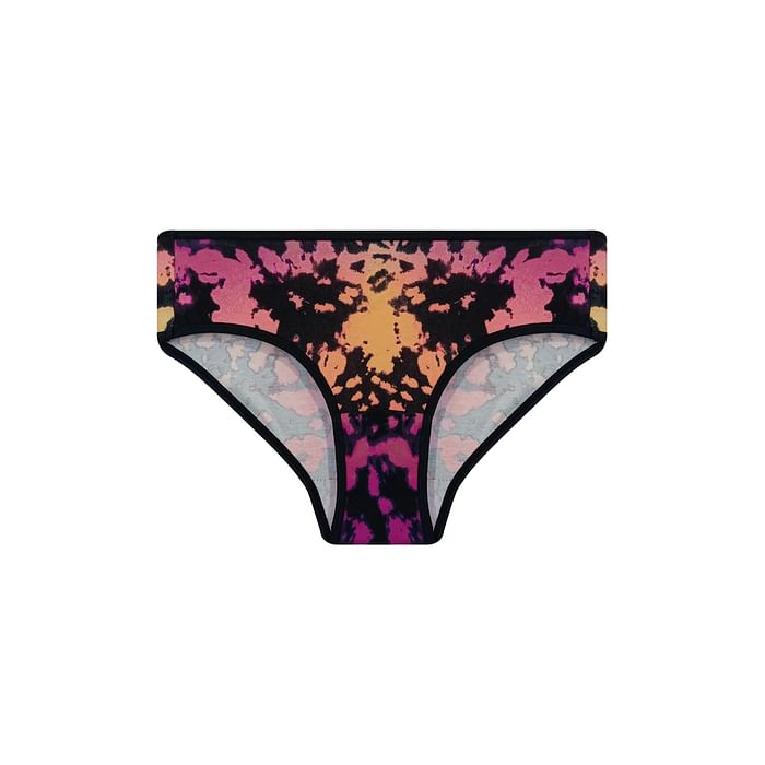 Clovia Mid Waist Tie & Dye Print Bikini Panty in Black - Cotton - PN3467A19, Multicolour
Clovia Mid Waist Tie & Dye Print Bikini Panty in Black - Cotton - PN3467A19, Multicolour