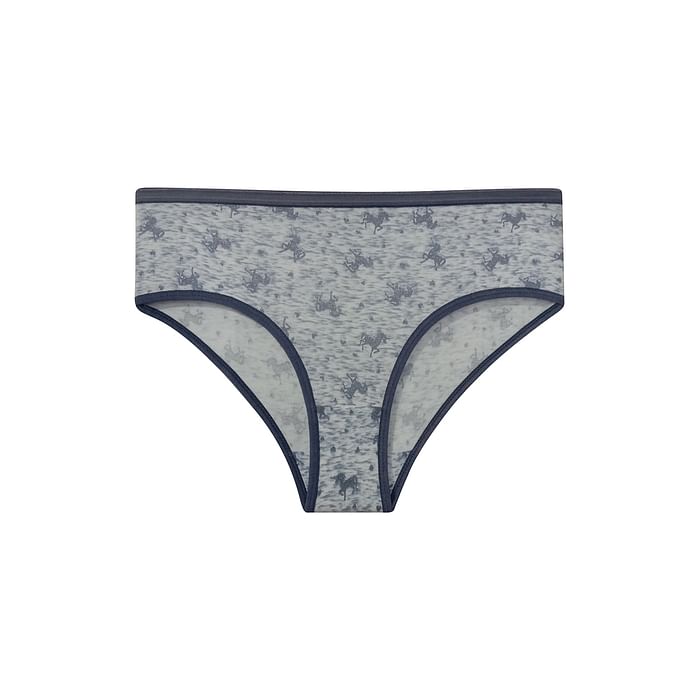Clovia Mid Waist Unicorn Print Hipster Panty in Grey - Cotton - PN2854D01, Light grey
Clovia Mid Waist Unicorn Print Hipster Panty in Grey - Cotton - PN2854D01, Light grey