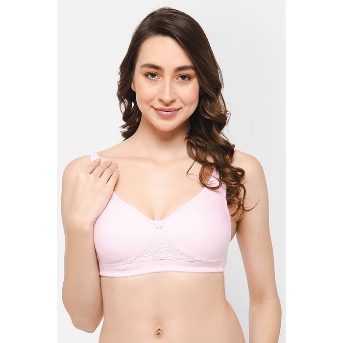 Clovia Non-Padded Non-Wired Full Coverage T-Shirt Bra in Soft Pink - Cotton Rich - BR1214P22, Light pink
Clovia Non-Padded Non-Wired Full Coverage T-Shirt Bra in Soft Pink - Cotton Rich - BR1214P22, Light pink