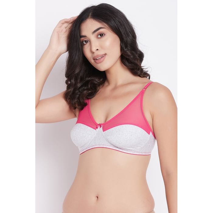 Clovia Non-Padded Non-Wired Full Cup Bra in Light Grey - 100% Cotton - BR1333S01
Clovia Non-Padded Non-Wired Full Cup Bra in Light Grey - 100% Cotton - BR1333S01