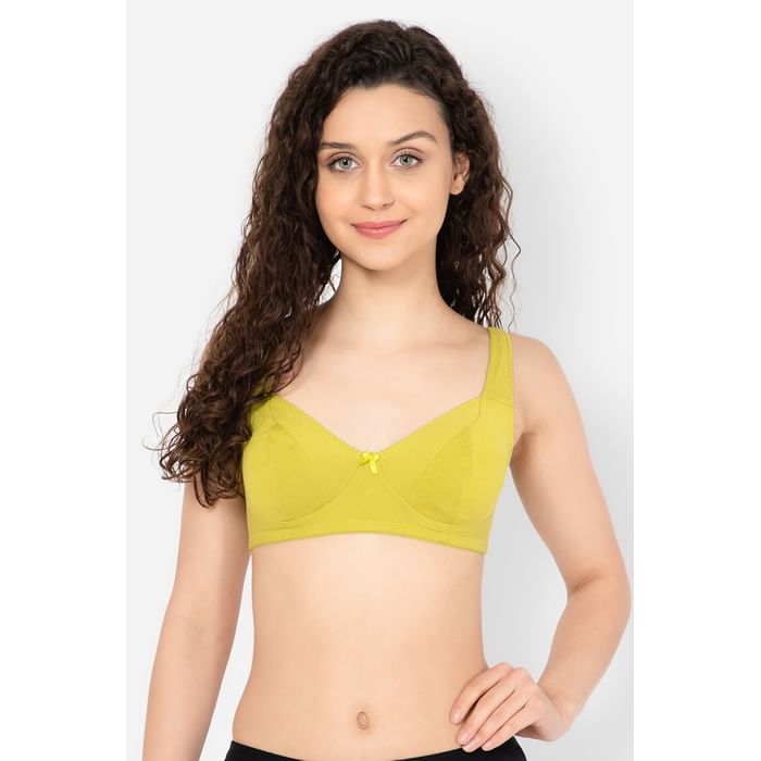 Clovia Non-Padded Non-Wired Full Cup Bra in Lime Green - Cotton - BR2038C11, Light green
Clovia Non-Padded Non-Wired Full Cup Bra in Lime Green - Cotton - BR2038C11, Light green