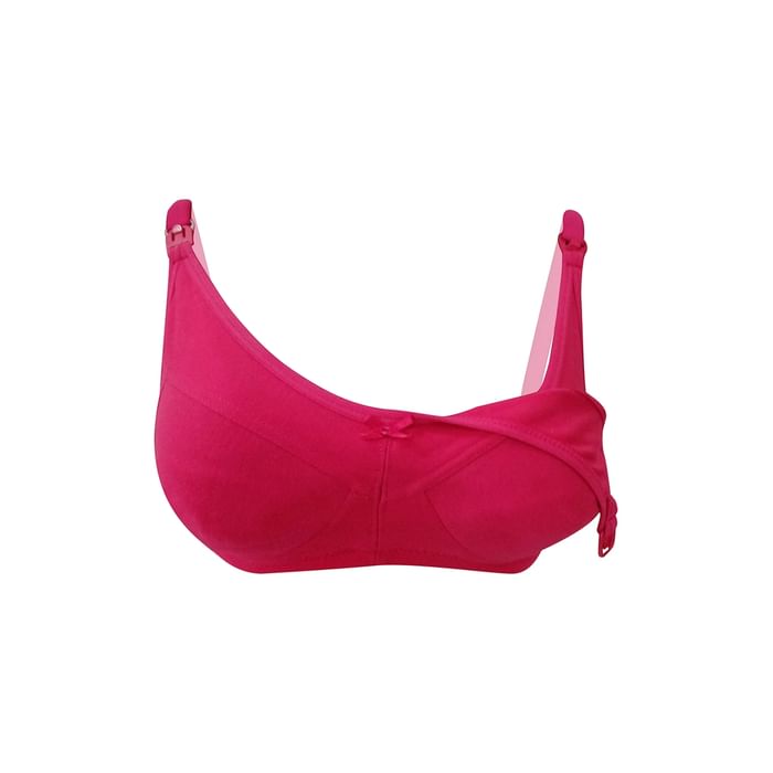 Clovia Non-Padded Non-Wired Full Cup Leak-Proof Maternity Bra in Magenta - Cotton Rich - BR2089A14, Pink
Clovia Non-Padded Non-Wired Full Cup Leak-Proof Maternity Bra in Magenta - Cotton Rich - BR2089A14, Pink