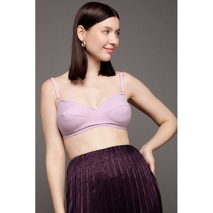 Clovia Non-Padded Non-Wired Full Cup Multiway Strapless Balconette Bra in Baby Pink - Cotton - BR0857C22, Light pink
Clovia Non-Padded Non-Wired Full Cup Multiway Strapless Balconette Bra in Baby Pink - Cotton - BR0857C22, Light pink