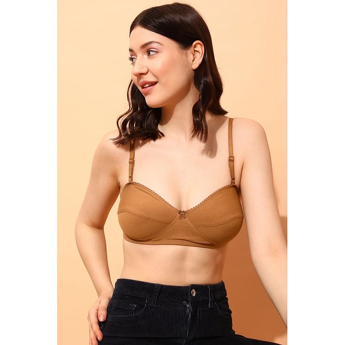 Clovia Non-Padded Non-Wired Full Cup Multiway Strapless Balconette Bra in Brown - Cotton - BR0857C24
Clovia Non-Padded Non-Wired Full Cup Multiway Strapless Balconette Bra in Brown - Cotton - BR0857C24