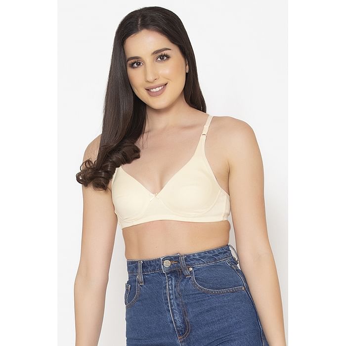 Clovia Non-Padded Non-Wired Full Cup T-shirt Bra in Nude Colour - Cotton Rich - BR0636P24
Clovia Non-Padded Non-Wired Full Cup T-shirt Bra in Nude Colour - Cotton Rich - BR0636P24