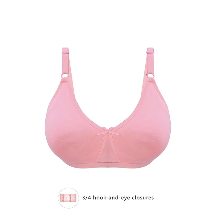 Clovia Non-Padded Non-Wired Full Cup T-Shirt Bra in Peach Pink - Cotton - BR0843A22, Light pink
Clovia Non-Padded Non-Wired Full Cup T-Shirt Bra in Peach Pink - Cotton - BR0843A22, Light pink