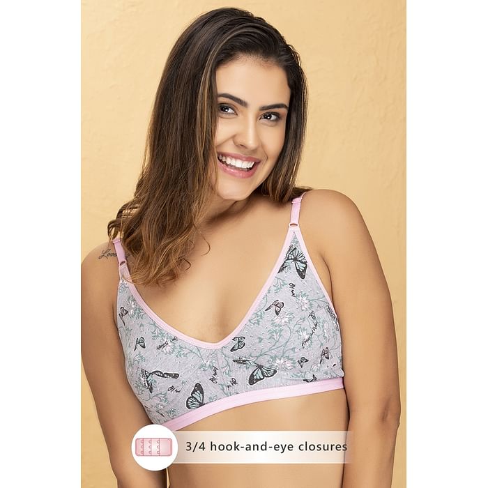 Clovia Non-Padded Non-Wired Full Coverage Printed Bra - Cotton - BR0227L22, Light pink
Clovia Non-Padded Non-Wired Full Coverage Printed Bra - Cotton - BR0227L22, Light pink