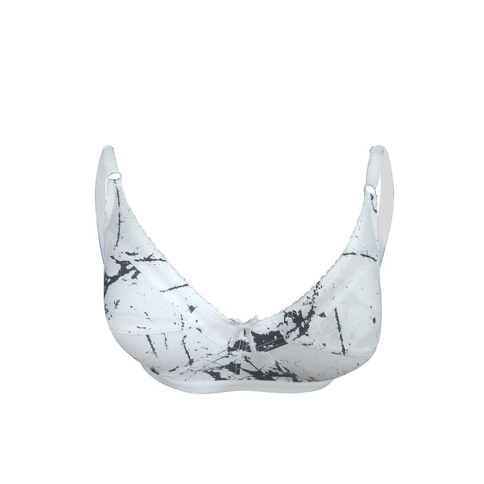 Clovia Non-Padded Non-Wired Printed Full Figure Bra in White - Cotton Rich - BR0185H18
Clovia Non-Padded Non-Wired Printed Full Figure Bra in White - Cotton Rich - BR0185H18