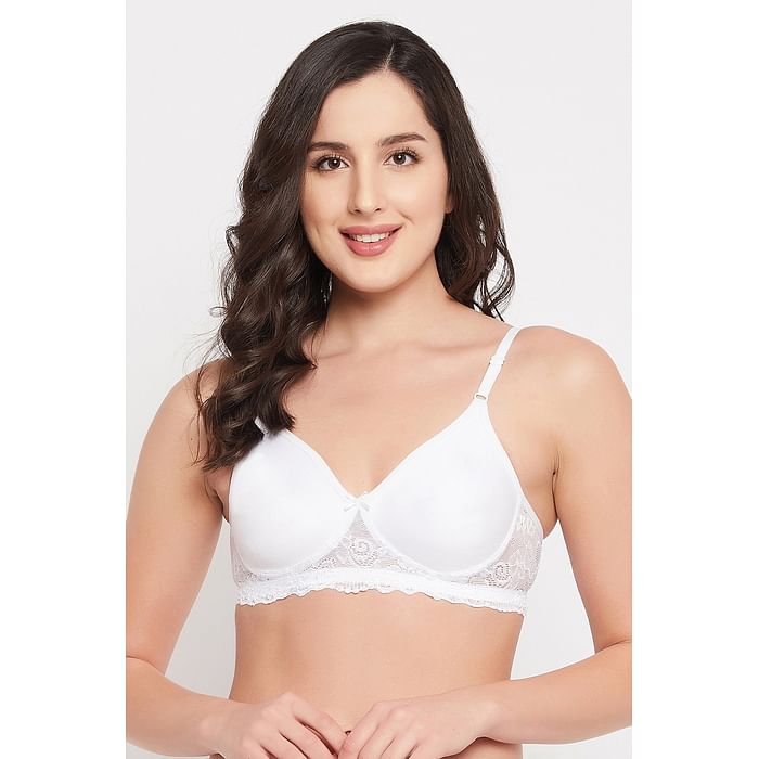 Clovia Flair Non-Padded Non-Wired Full Coverage Spacer Cup T-shirt Bra in White - Cotton Rich - BR1280P18
Clovia Flair Non-Padded Non-Wired Full Coverage Spacer Cup T-shirt Bra in White - Cotton Rich - BR1280P18