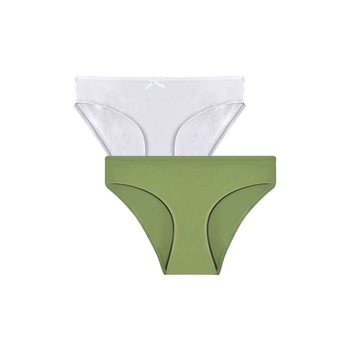 Clovia Pack of 2 Low Waist Bikini Panties with Inner Elastic - Cotton - PNC509P19, Multicolour
Clovia Pack of 2 Low Waist Bikini Panties with Inner Elastic - Cotton - PNC509P19, Multicolour