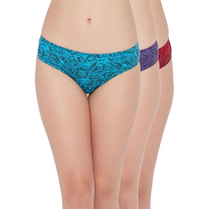 Clovia Pack of 3 Mid Waist Printed Hipster Panties with Inner Elastic - 100% Cotton - PN5207B30, Assorted
Clovia Pack of 3 Mid Waist Printed Hipster Panties with Inner Elastic - 100% Cotton - PN5207B30, Assorted