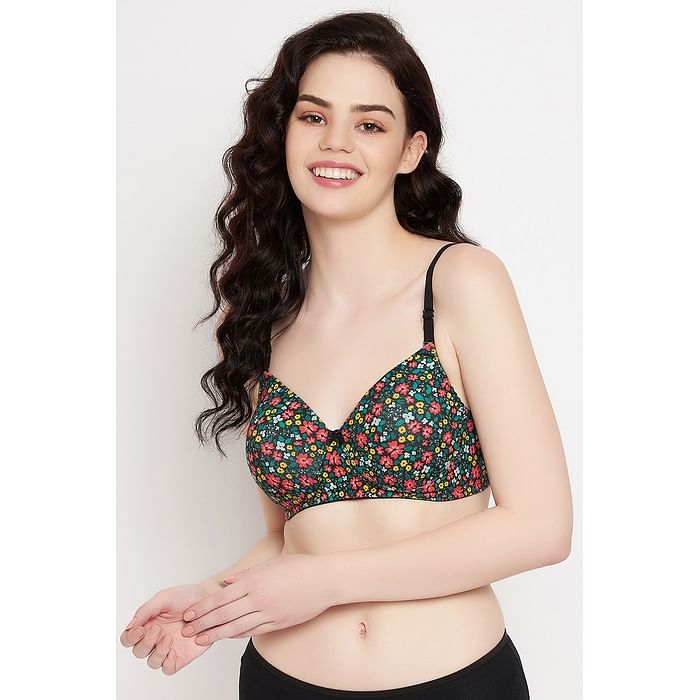 Clovia Padded Non-Wired Full Cup Floral Print Multiway Bra in Multicolour - BR2361A19
Clovia Padded Non-Wired Full Cup Floral Print Multiway Bra in Multicolour - BR2361A19