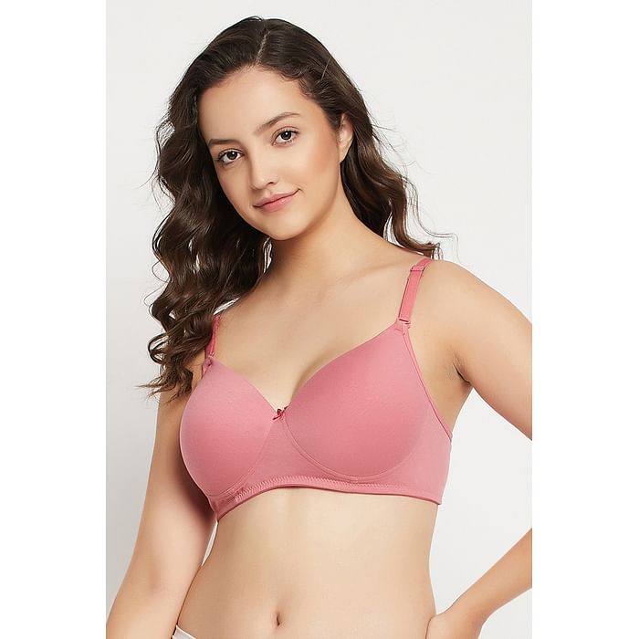Clovia Padded Non-Wired Full Cup Multiway T-shirt Bra in Rose Pink - Cotton - BR5200P22
Clovia Padded Non-Wired Full Cup Multiway T-shirt Bra in Rose Pink - Cotton - BR5200P22