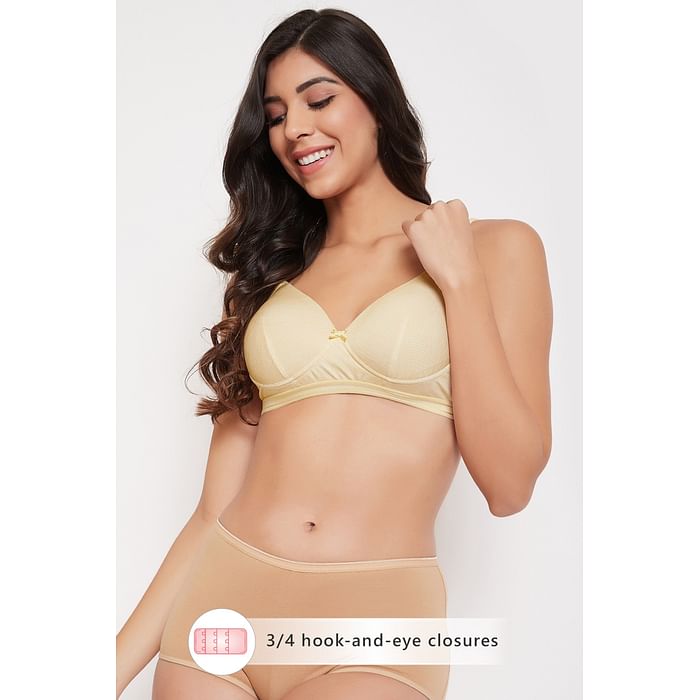 Clovia Padded Non-Wired Full Cup Multiway T-shirt Bra in Beige - BR1064P02, Light yellow
Clovia Padded Non-Wired Full Cup Multiway T-shirt Bra in Beige - BR1064P02, Light yellow