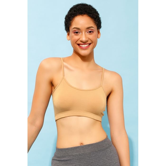 Clovia Padded Non-Wired Full Cup Multiway Teen Bra in Nude Colour with Removable Cups - Modal - BB0049A24
Clovia Padded Non-Wired Full Cup Multiway Teen Bra in Nude Colour with Removable Cups - Modal - BB0049A24